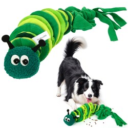 DULZILUZID Dog Toy, Interactive Snuffle Mat for Dogs, Slow Feeding Mat, Suitable for Small to Medium Dogs